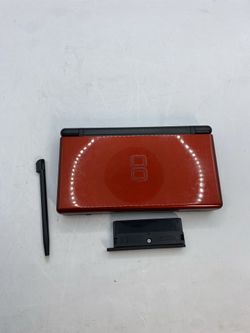 Nintendo DS Lite Metallic Red/Black USG-001: W/ OEM Charger + pen Supports GBA