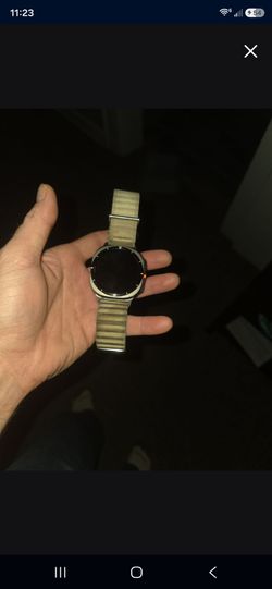 Galaxy 46mm titanium smart watch