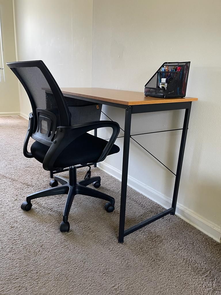 Study table with office chair 