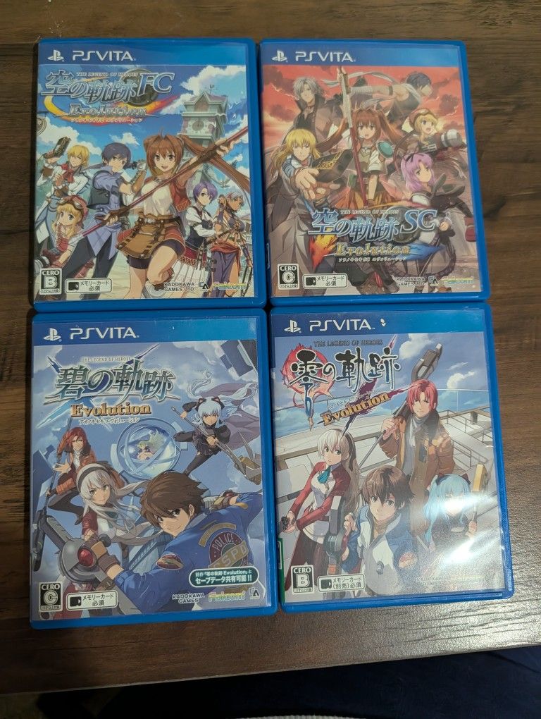 PS Vita - Legend Of Heroes Evolution (JP) Set