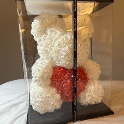 Luxury Rose Teddy Bear Everlasting Valentine’s Gift