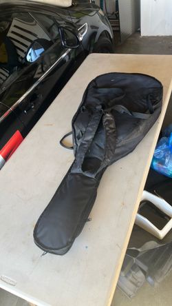 Guitar with soft case