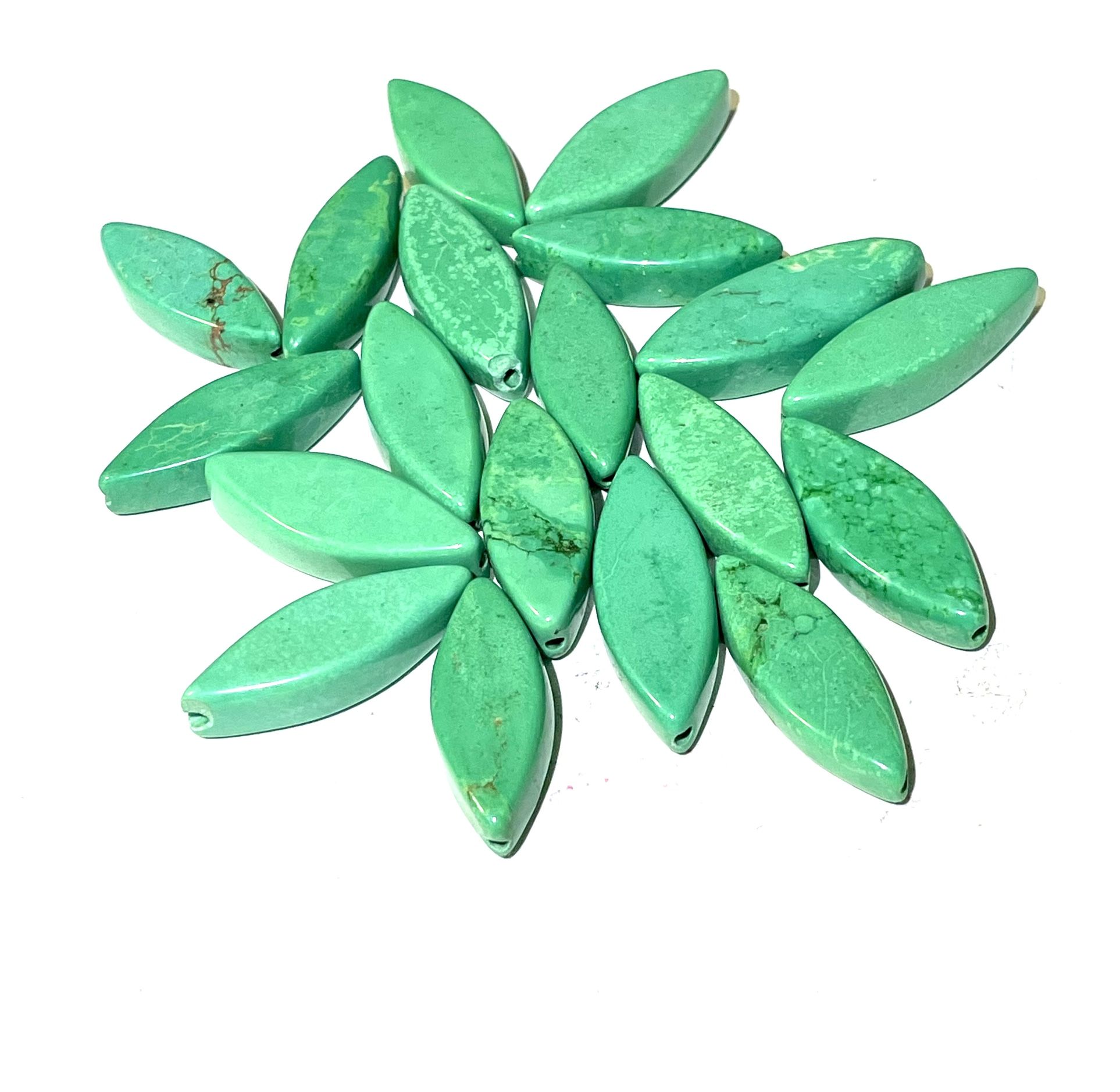Variscite Bead Lot Of 19 # 315