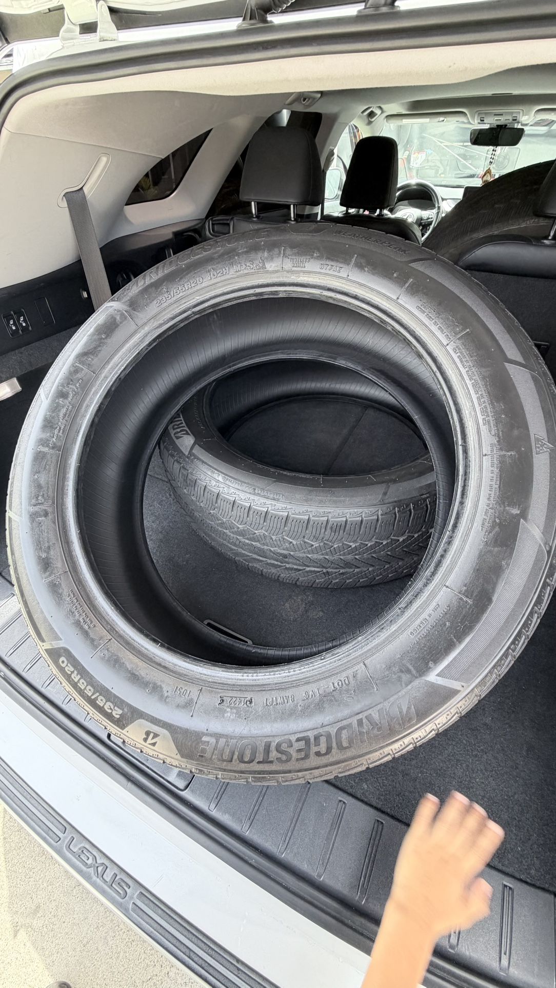 (3) 235-55-20 Bridgestone tires