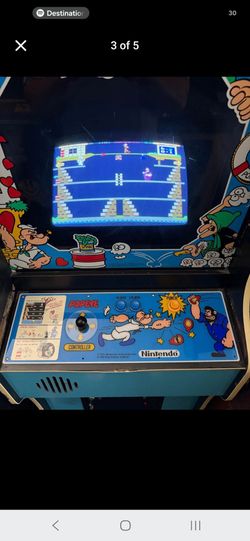 Arcade Nintendo Popeyes Machine 80s