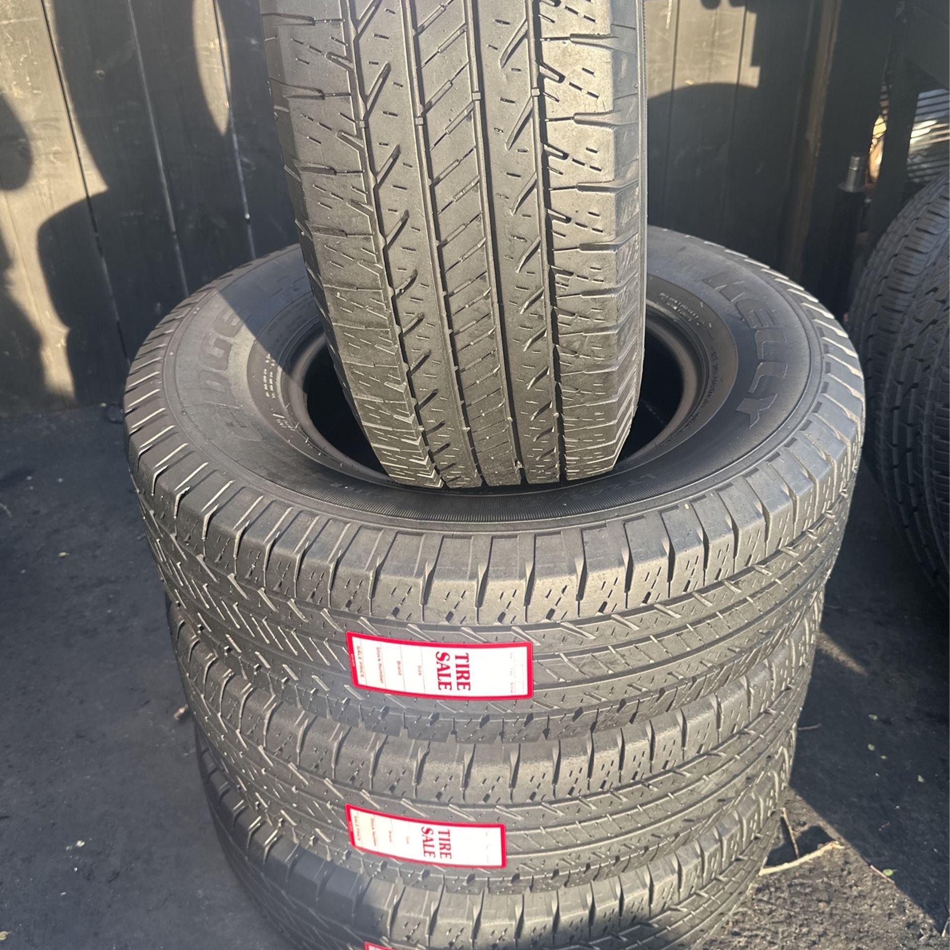 Four Tires For Sale LT 245/75/16