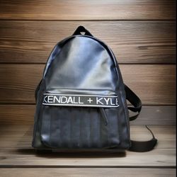 NWT Kendall + Kylie Linz Backpack Black Large Bag w/13" Laptop Pocket Pre Owed