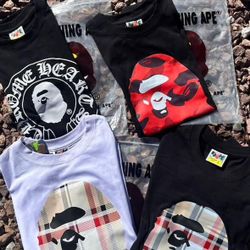 Bape Tees/ Shirts