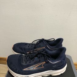 Altra Torin 6 Womens Blue Orange Road Walking Gym Athletic Sneakers Sz 8.5