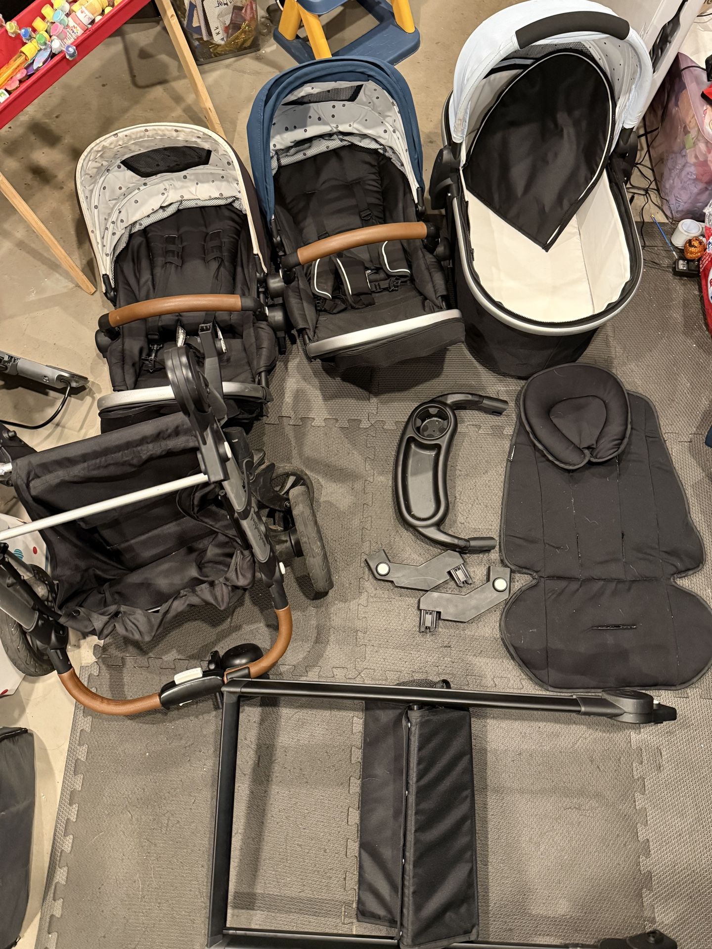 Mockingbird Double Stroller And Bassinet
