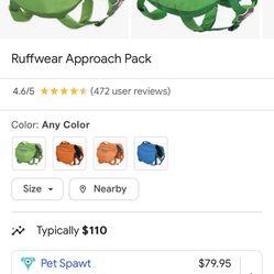 Ruffwear Dog Harness (medium)