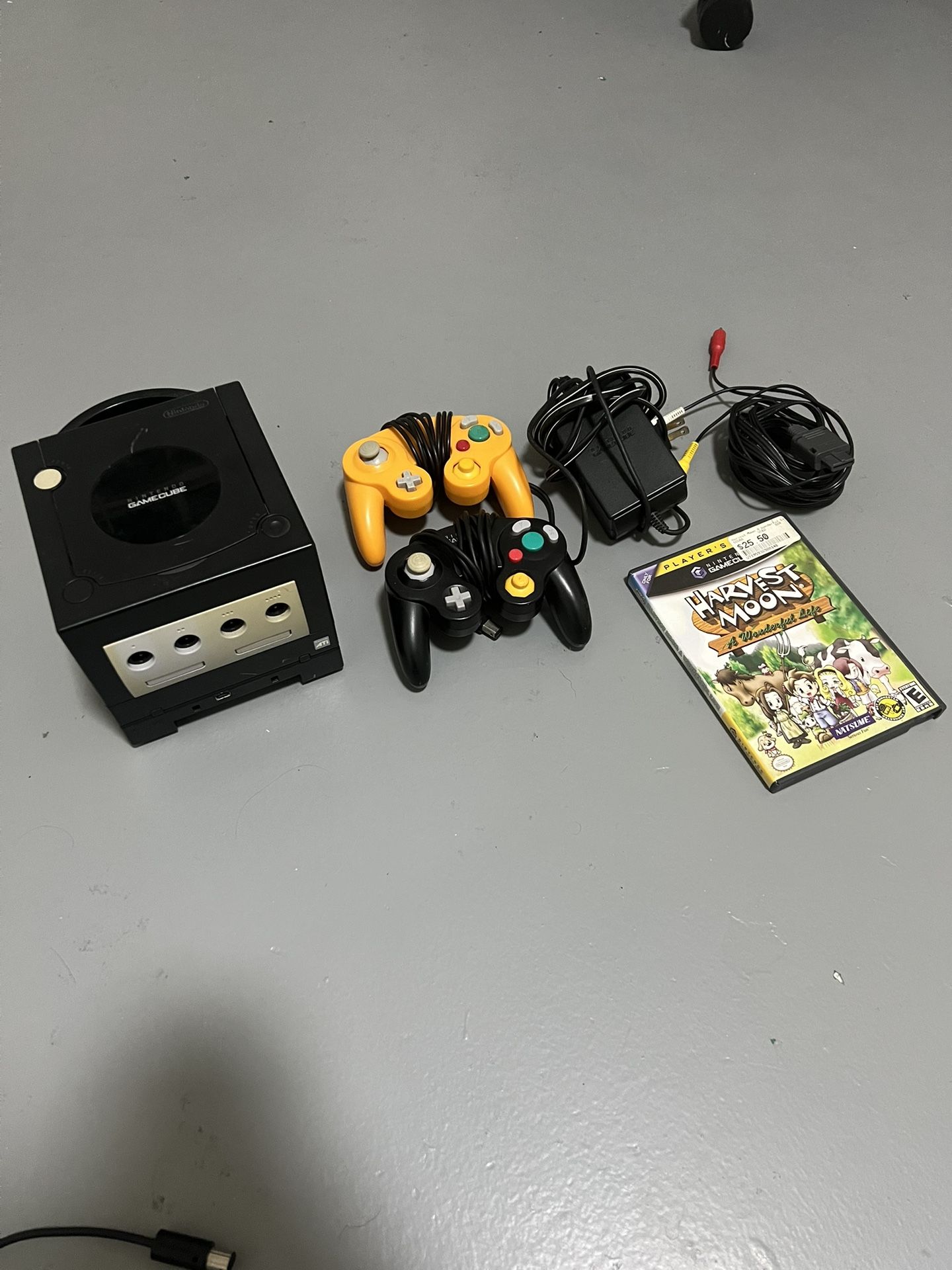 nintendo gamecube with gameboy player 
