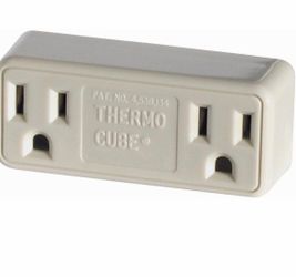 Thermo Cube Model TC-3: Thermostatically Controlled Outlet - On at 35-Degrees/Off at 45-Degrees
