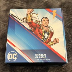 2023 DC The SHAZAM Classic 1oz Silver Round