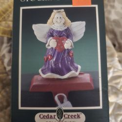 Vintage Angel Stocking Holder~