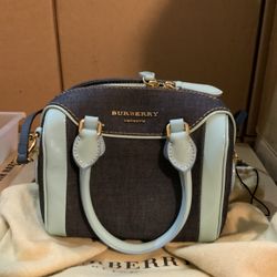 Burberry Small Baby Blue/Denim Bag