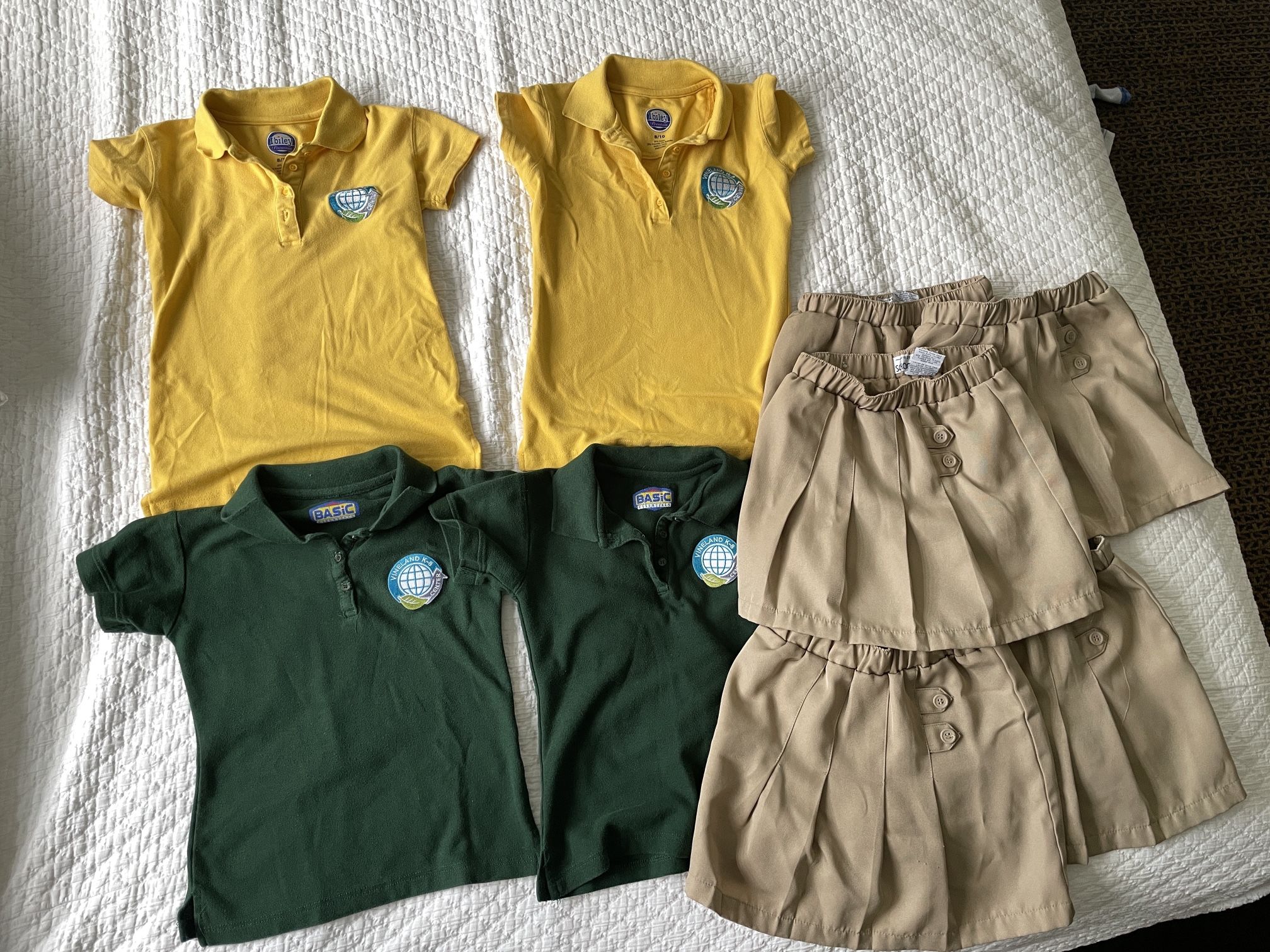 School Yellow Uniforms for Girls for sale