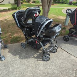 Babytrend Sit N' Stand Double Stroller 