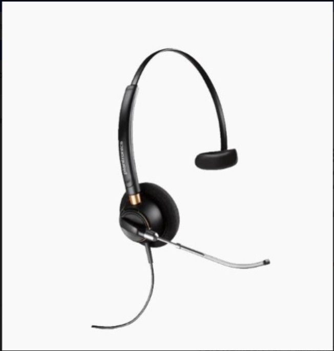 Plantronics EncorePro Monaural Over-The-Head Headset HW510V Black 89435-01