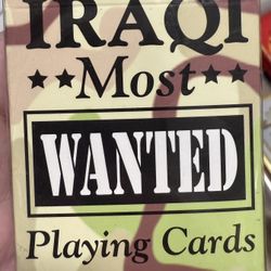 Iraq Deck Of Cards 