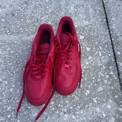 Men’s Size 10 Red Air Force One Nike