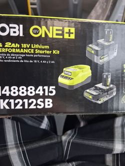 Ryobi batteries and charger