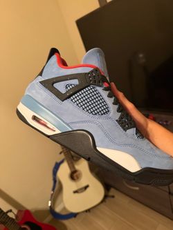 Jordan 4 Travis Scott ice blue