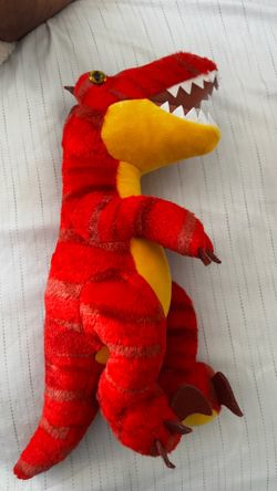 Red Dinosaur Raptor from bulid a bear