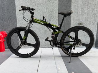 Folding mountain bike