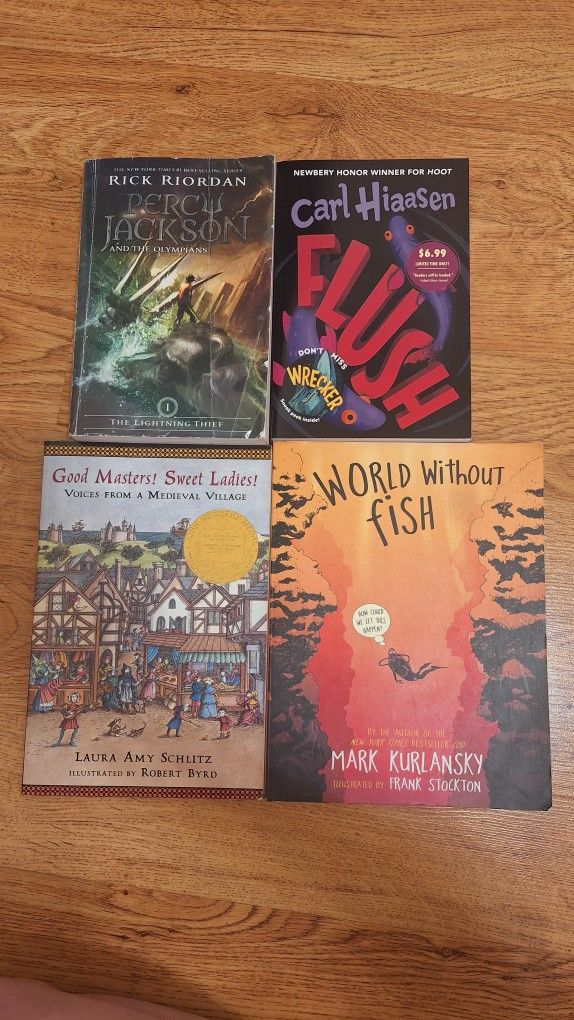 flush, world without fish, good masters! sweet ladies!, percy jackson (books)