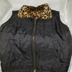 Jr-s. com Reversible Black Puffer Vestw