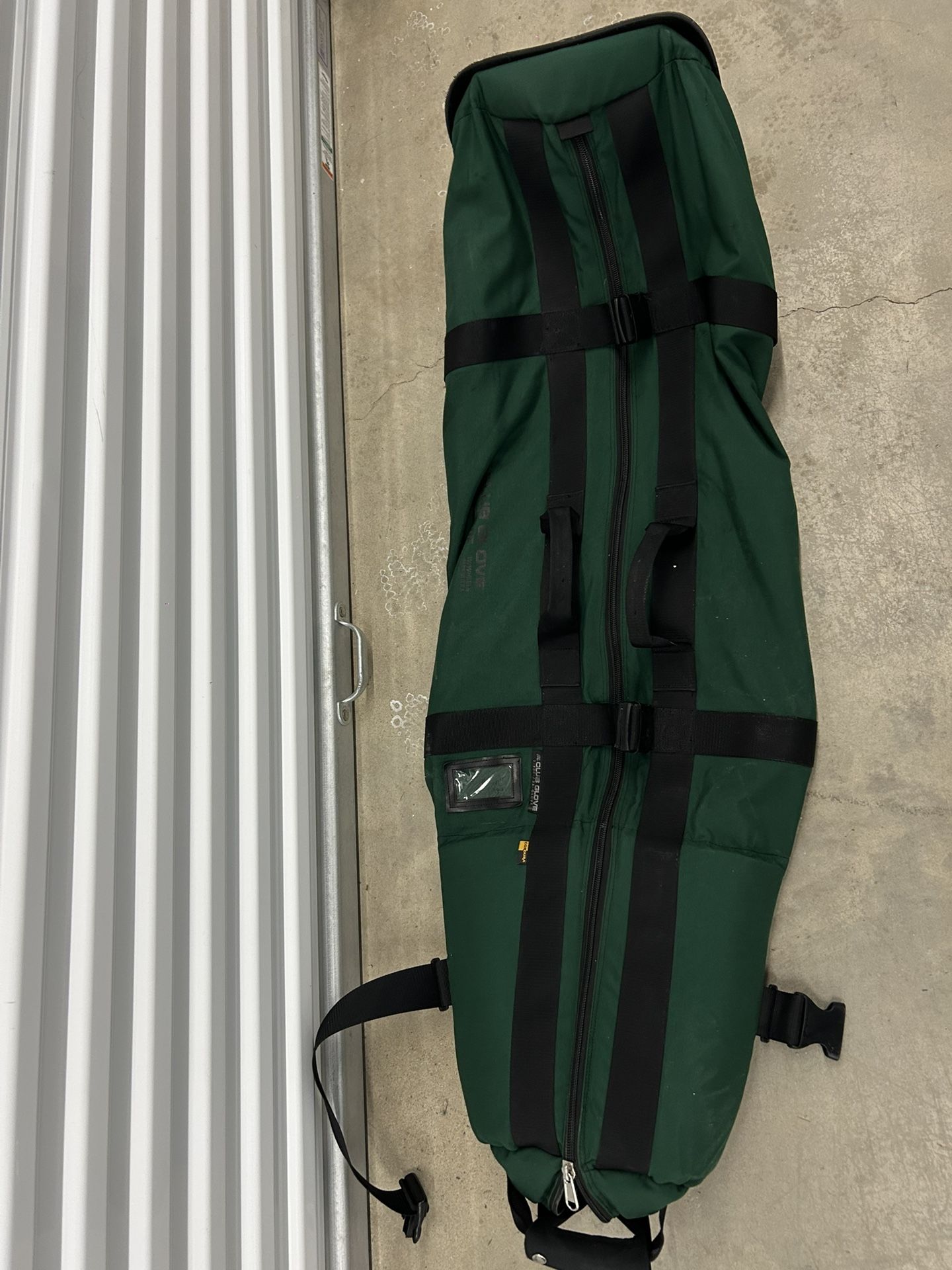Club Glove golf travel bag, likely a "Last Bag" or similar model, in green canvas
