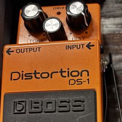 Boss DS-1 is a distortion pedal for guitar
