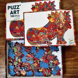 Djeco Puzz’ Art 150 Piece “Lion” Puzzle 