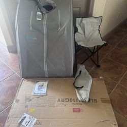 SERENE LIFE PORTABLE INFRARED SAUNA WITH HEATED FOOT PAD $150 OBO