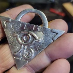 (ANIME) Yu-gi-ho  Pure Silver Solid Pendant 