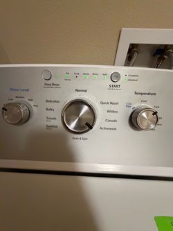 Washer and Dryer