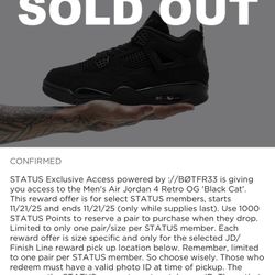 Jordan 4 “Black Cat”