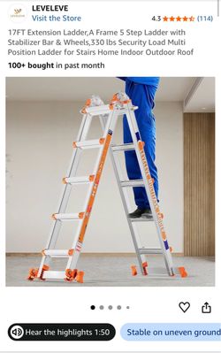 17 foot extension ladder