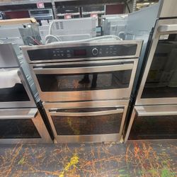 Final Sale Ge 30 Inch Combination Wall Oven Stainless Steel 