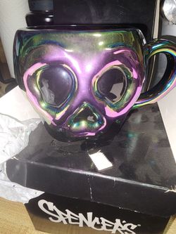 Disney Villains Evil Queen Poison Apple Electroplated Sculpted Ceramic Mug