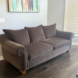 90” Chocolate Brown Couch from Macy’s – Gently Used, Very Comfortable