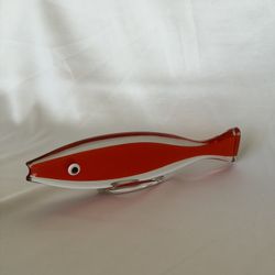 A sculpture of fish, Fornasa De Murano, Italy, mid 20th century.