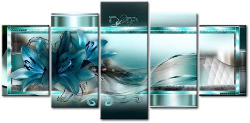 NEW Canvas Wall Art Abstract Flower Painting for Home decoration bedroom living room Hallway office