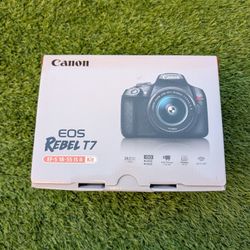 Canon EOS Rebel T7 DSLR Camera with 18-55mm IS II Lens Kit | 24.1MP Wi-Fi Full HD Video