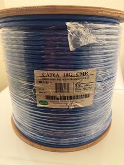 1000FT CAT6A 10G Ethernet Cable – Brand New/Unused
