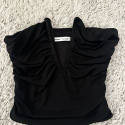 Bershka Black Top Size M 