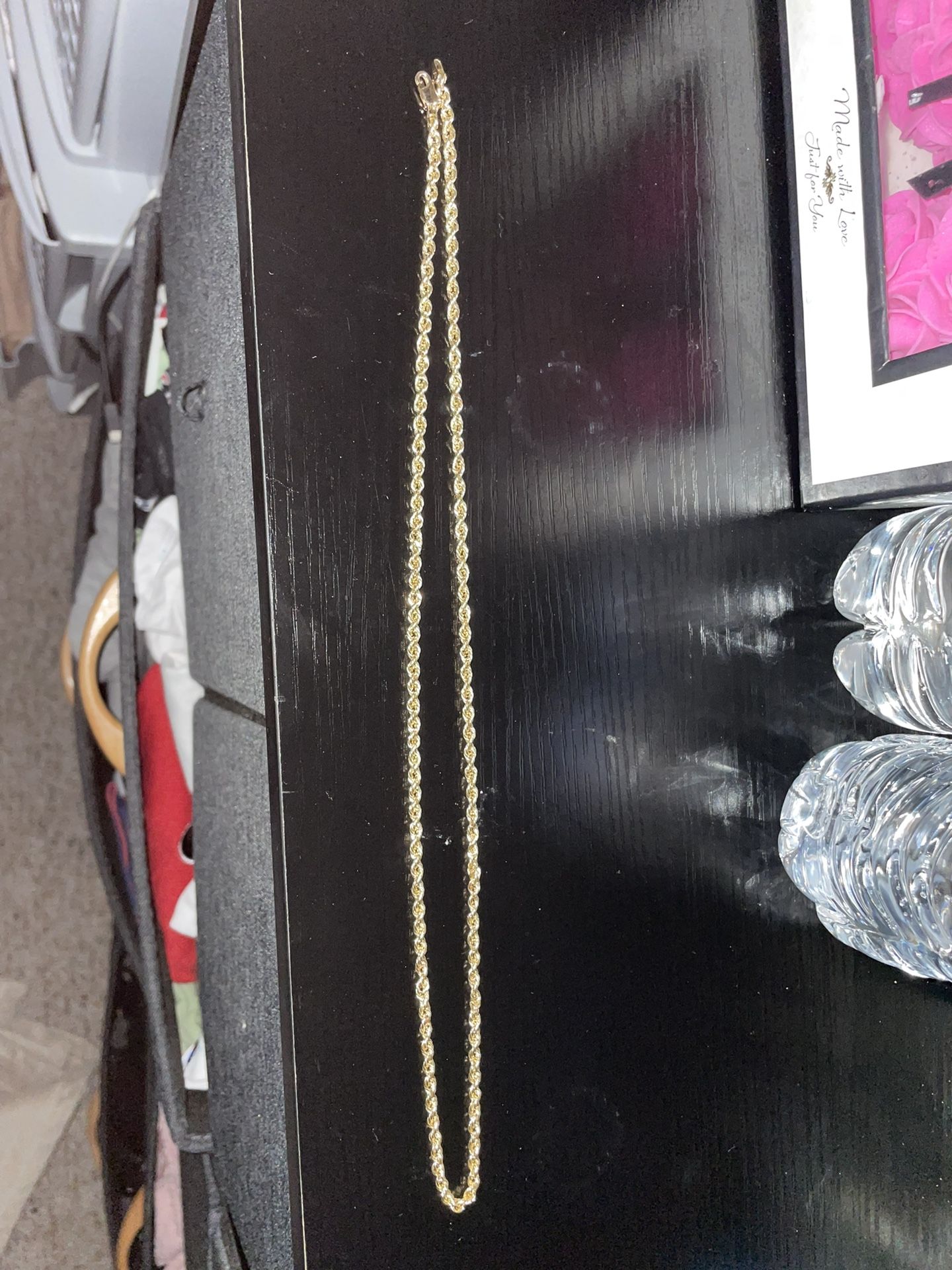 10k 22inch Man necklace 