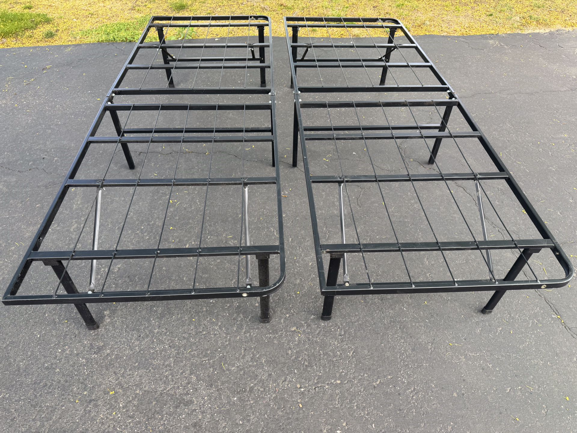 TWO TWIN BED FRAMES 