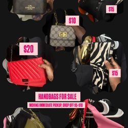 Handbags for sale! MOVING SALE!